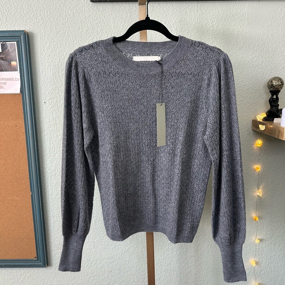 Revolve One Grey Day | Cashmere Grey Women's Sweater